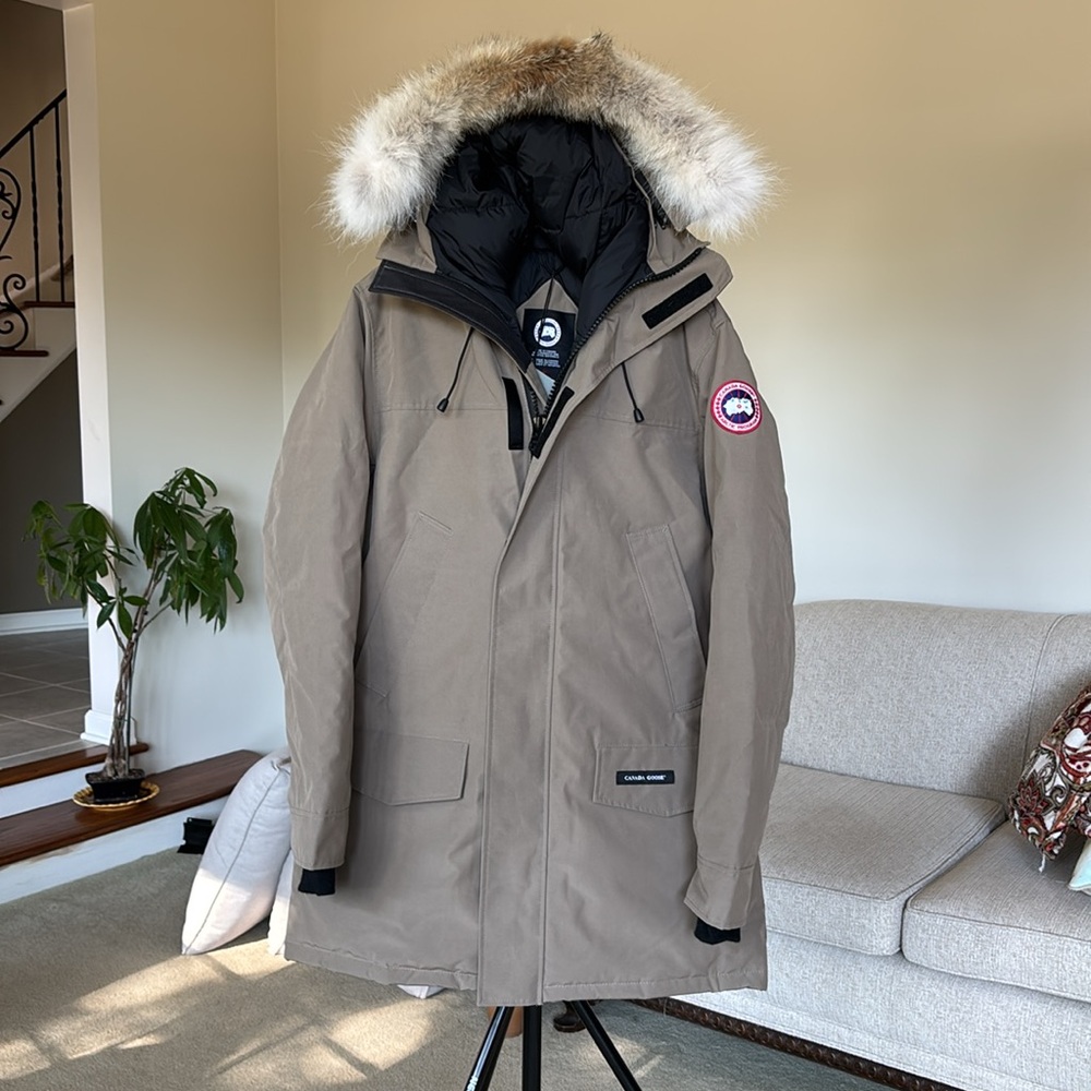 Canada Goose NWT Men’s Langford Heritage Parka Size Large Northwood Khaki w Fur
